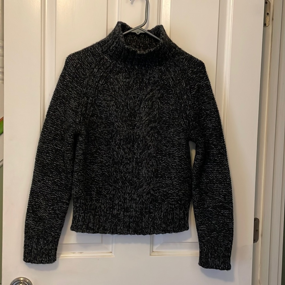 NWT Banana Republic Italian Wool Blend Marled Mockneck Sweater